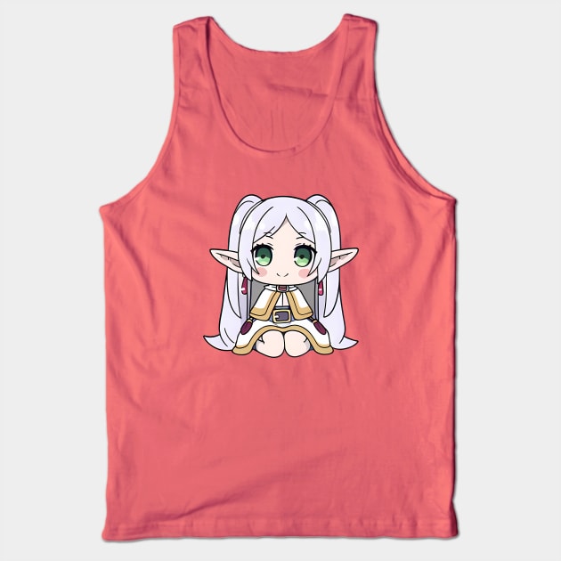 Cute Kawaii Frieren Tank Top by WaifuHaiku